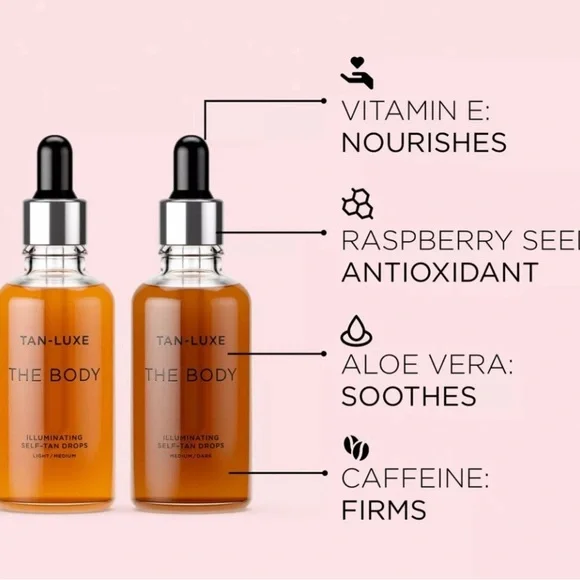 👙Tan-Luxe The Body Illuminating Self-Tan Drops MSRP (60$)50 ml . NWT - Picture 4 of 7